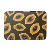 Papaja snijdt donkerbruin badmat (Voorkant)
