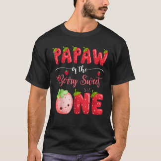 Papaja van de Berry Sweet One 1st Bday Girl Strawb T-shirt