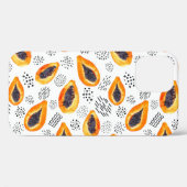 Papaja's: abstracte waterverf. Case-Mate iPhone case (Achterkant (horizontaal))