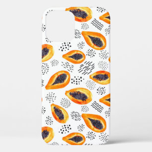 Papaja's: abstracte waterverf. Case-Mate iPhone case