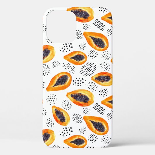 Papaja's: abstracte waterverf. Case-Mate iPhone case (Achterkant)