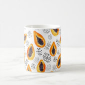 Papaja's: abstracte waterverf. koffiemok (Center)