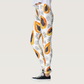 Papaja's: abstracte waterverf. leggings (Links)