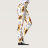 Papaja's: abstracte waterverf. leggings (Rechts)