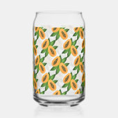 papaja's blikvorm glas (Achterkant)