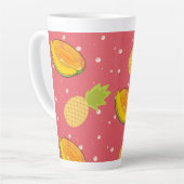 papaja's en ananas latte mok (Linkerhoek)