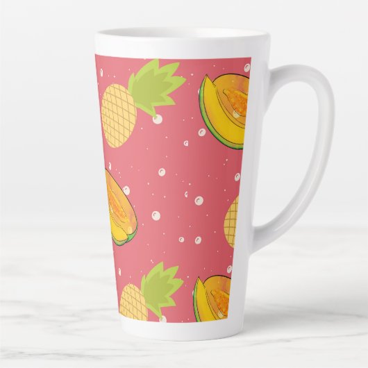 papaja's en ananas latte mok (Rechts)