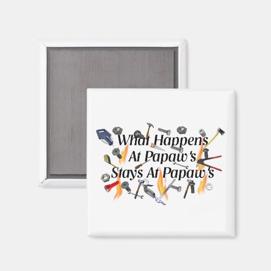 papaja's magneet (Voorkant / Achterkant)