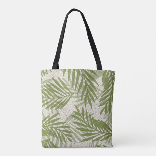 Papakolea Sandy Beach Palms Beach Bag Tote Bag (Achterkant)