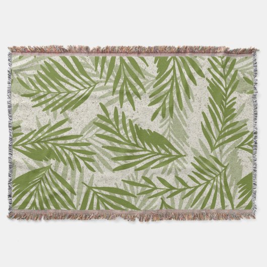 Papakolea Sandy Beach Palms Deken (Voorkant)