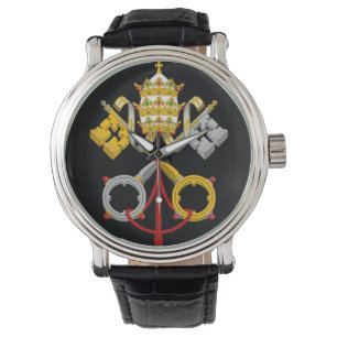 Papal Keys Mannen volgen Horloge