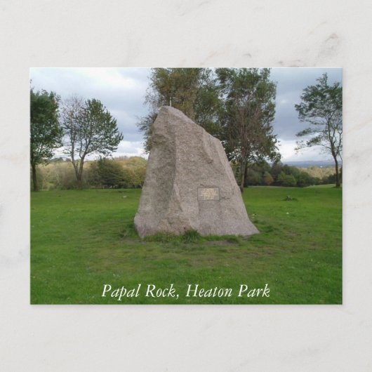 Papal Rock, Heaton Park Briefkaart (Voorkant)