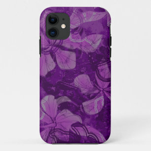 Papaloa Hibiscus Hawaiian Lava Rock Painting iPhone 11 Hoesje