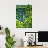 Papapaitai waterval in Oerwoud Poster (Thuiskantoor)