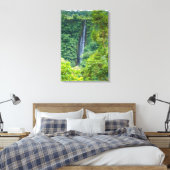 Papapapaitai-waterval in jungle canvas afdruk (Insitu (Slaapkamer))
