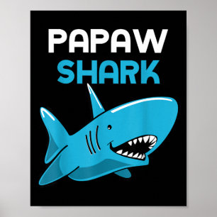 Papaplu Haai Leuke Familie Poster