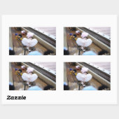 Paparazzi bij Fubby op rooster. Rechthoekige Sticker (Vel)