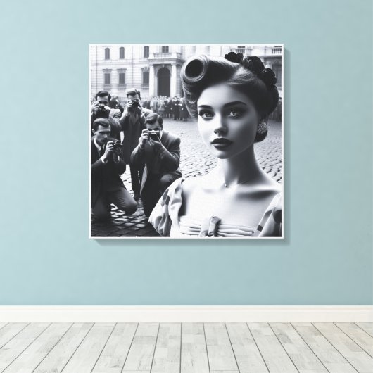 Paparazzi Canvas Afdruk (Insitu (Houten vloer))