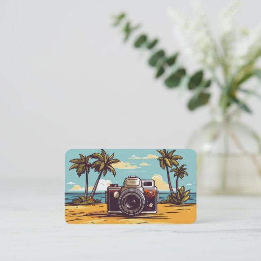 Paparazzi fotograaf visitekaartje (Staand voorkant)