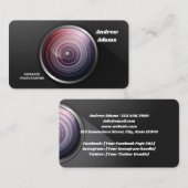 Paparazzi fotograaf visitekaartje (Voorkant / Achterkant)