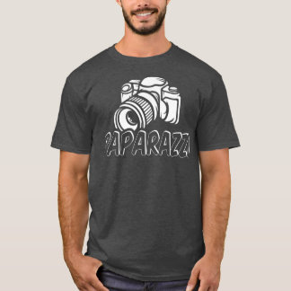 Paparazzi Funny Dad Fotografe camera T-shirt