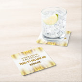 Paparazzi neigt mij wegwerpbaar Onderzetter te vol (Insitu)