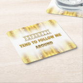 Paparazzi neigt mij wegwerpbaar Onderzetter te vol (Schuin)