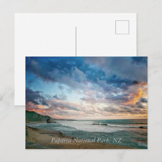 Paparoa Nationaal Park gelabeld Briefkaart (Voorkant / Achterkant)