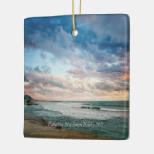 Paparoa Nationaal Park gelabeld Keramisch Ornament (Links)