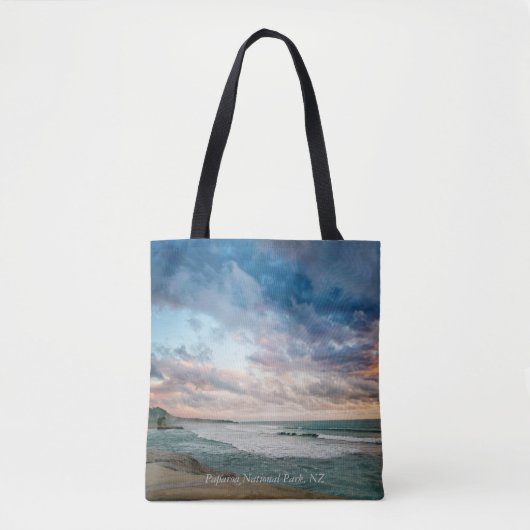 Paparoa Nationaal Park gelabeld Tote Bag (Voorkant)
