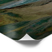 Paparoa Nationaal Park landschap Perfect Poster (Hoek)