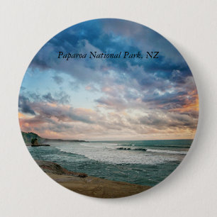 Paparoa National Park, Nieuw-Zeeland Ronde Button 4,0 Cm