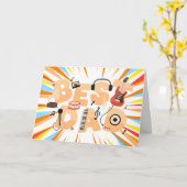 Papa's afspeellijst – Een ode aan muziek en vaders Kaart (Gele Bloem)