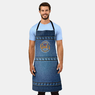 Papa's Authentieke Backyard BBQ All-Over Print Sch Schort