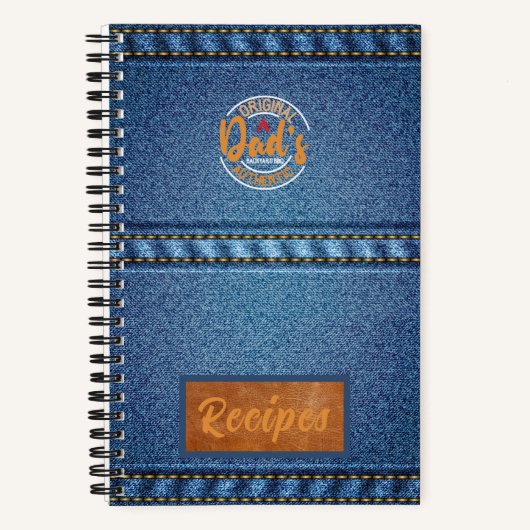 Papa's Authentieke Backyard BBQ Recept Notitieboek (Voorkant)