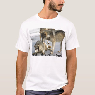 Papa's baan is nooit gedaan t-shirt