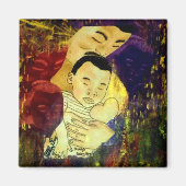 Papa's Baby Boy Magneet (Voorkant)