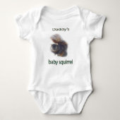 Papa's baby eekhoorn romper (Voorkant)