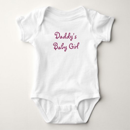 Papa's baby Girl Romper (Voorkant)