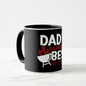 Papa's barbecue de beste in de stad Vaderdag Mok (Voorkant links)