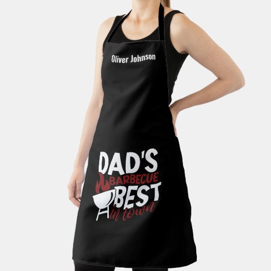 Papa's barbecue de beste in de stad Vaderdag Schort (Insitu)