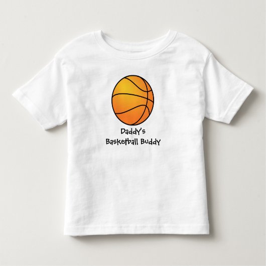 "Papa's Basketball Buddy" Toddler T Shirt (Voorkant)