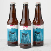 Papa's Bass Boat Bier Etiket (Flessen)