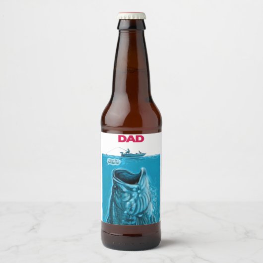 Papa's Bass Boat Bier Etiket (Voorkant)