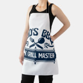 Papa's BBQ de Grill Master Vaderdag Gifts Schort (Insitu)