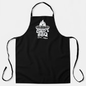 Papa's BBQ Grill Logo Black Schort (Voorkant)