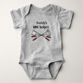 Papa's BBQ-helper Romper (Voorkant)