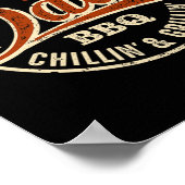 Papa's BBQ koelt en grilt Poster (Hoek)