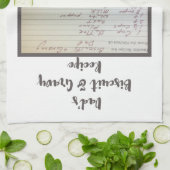 Papa's beroemde koekjes en korrelige handgeschreve theedoek (Gevouwen)