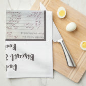 Papa's beroemde koekjes en korrelige handgeschreve theedoek (Quarter Fold)